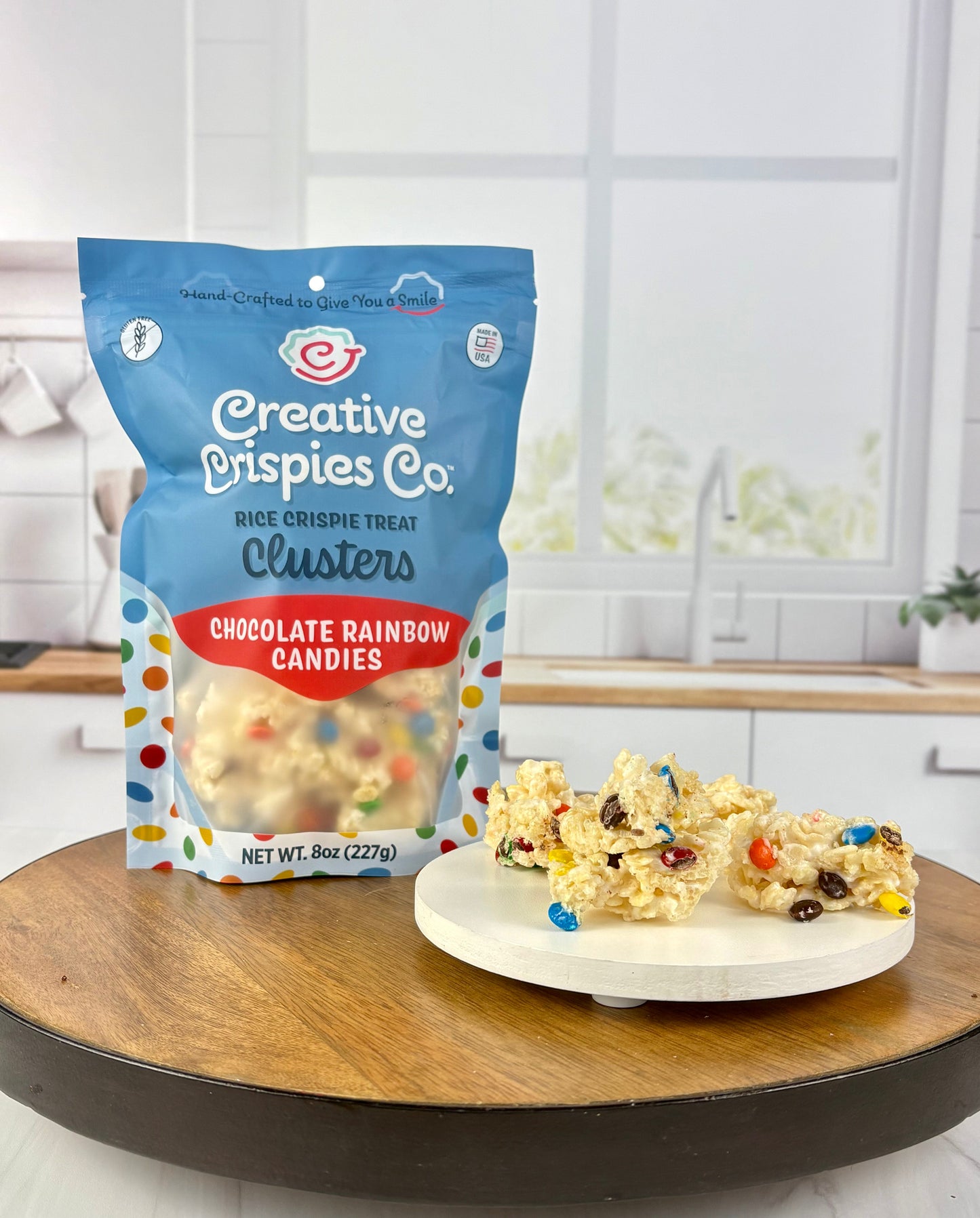 Clusters Rainbow Mini Chocolate Candies Crispie Mix Clusters