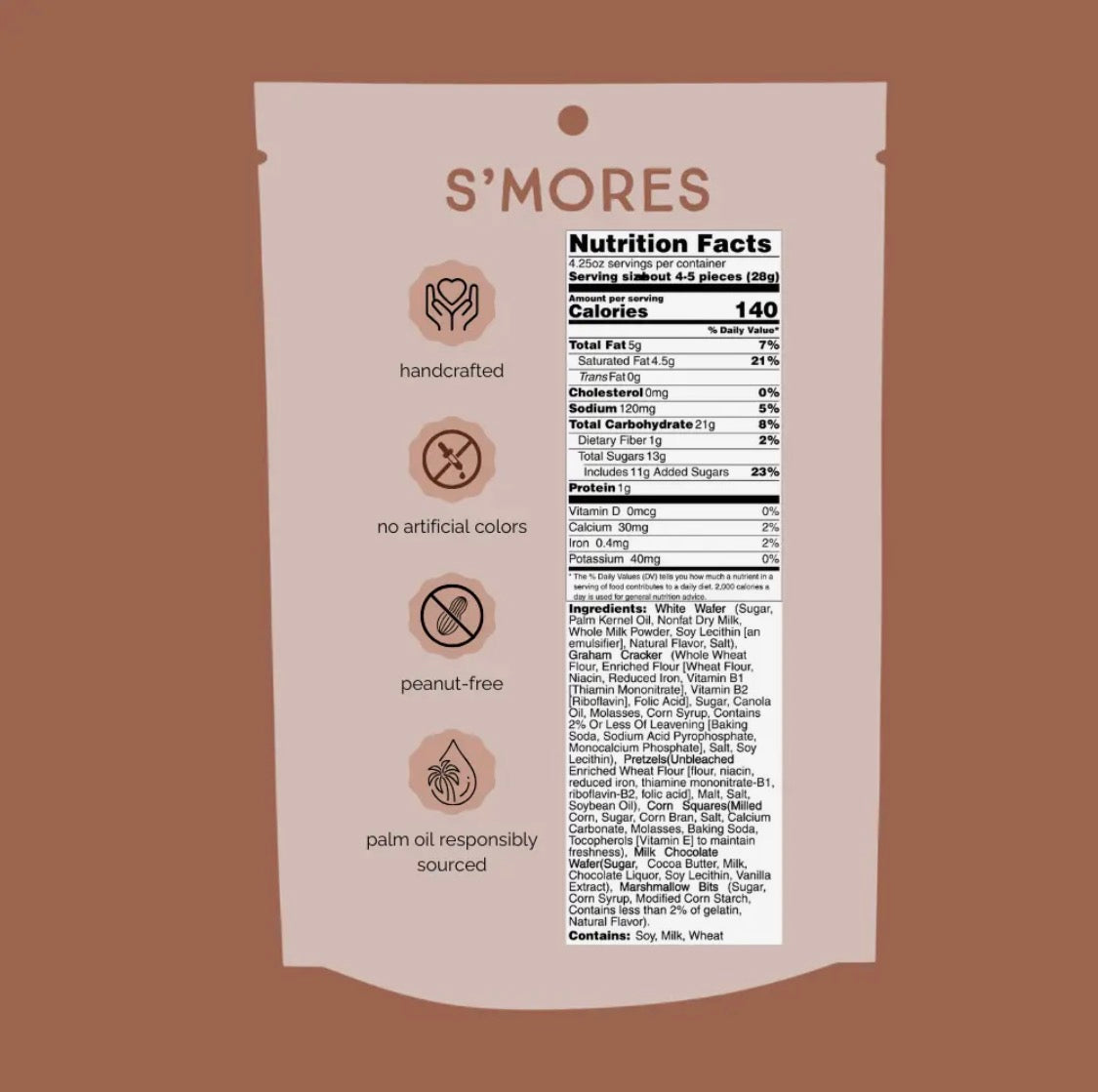 Chunk Nibbles Sweet & Salty Clusters 3-Flavor Assorted Bundle – Toffee, Apple Cinnamon & S’Mores, 12.75 oz Total, Shipping Included
