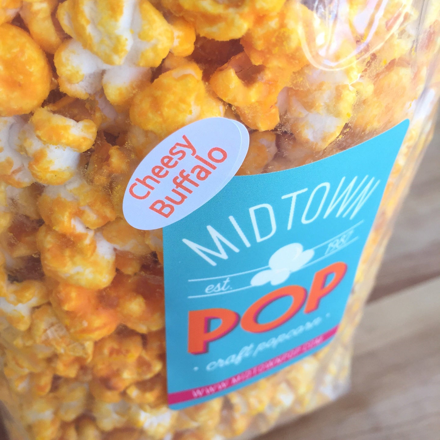 Cheesy Buffalo 𦬠Gourmet Popcorn