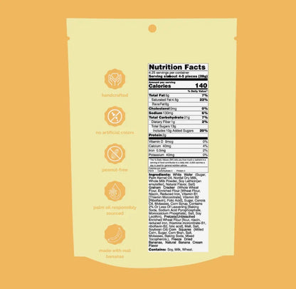 Chunk Nibbles Banana Cream Pie Sweet & Salty Clusters 3-Pack Bundle – Limited Edition, Handcrafted with Real Bananas, 12.75 oz Total.