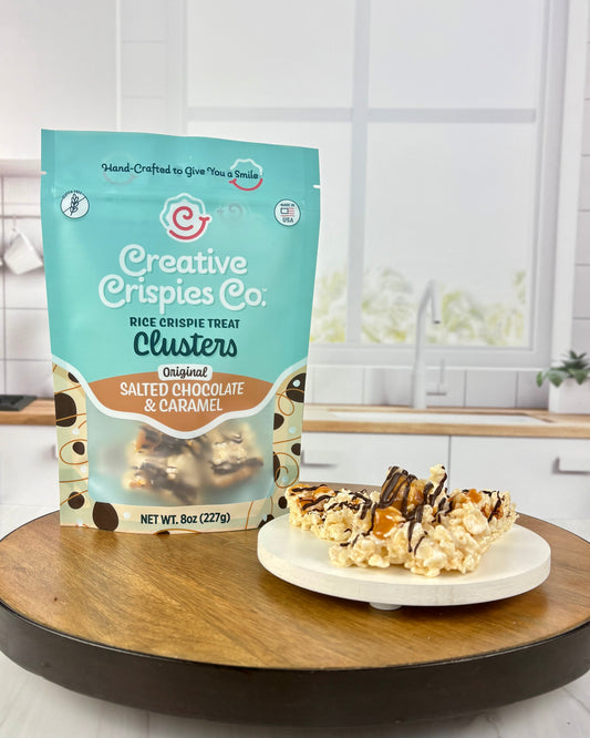 Clusters Original Dark Chocolate, Caramel & Sea Salt Crispie Mix Clusters