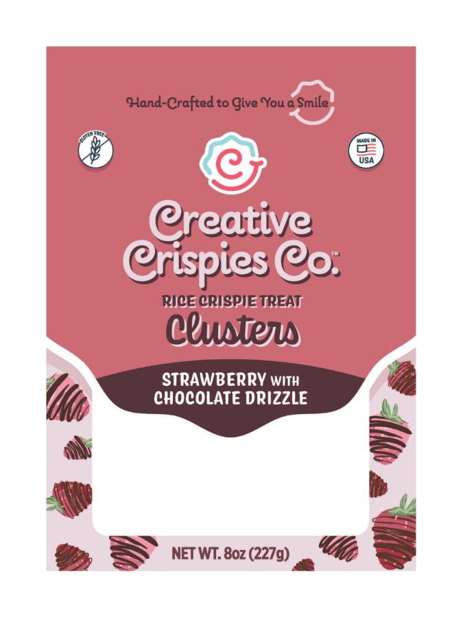 Clusters Chocolate Covered Strawberry Crispie Mix Clusters