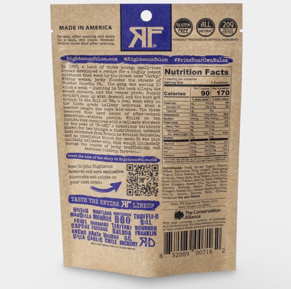 Righteous Felon Seoul Survivor Beef Jerky Korean BBQ Inspired 2oz Gluten Free