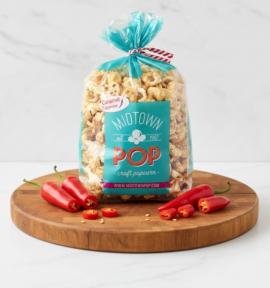 Caramel Cayenne 🌶️ Gourmet Popcorn