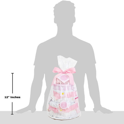 Sweet Baby Girl Diaper Cake Gift