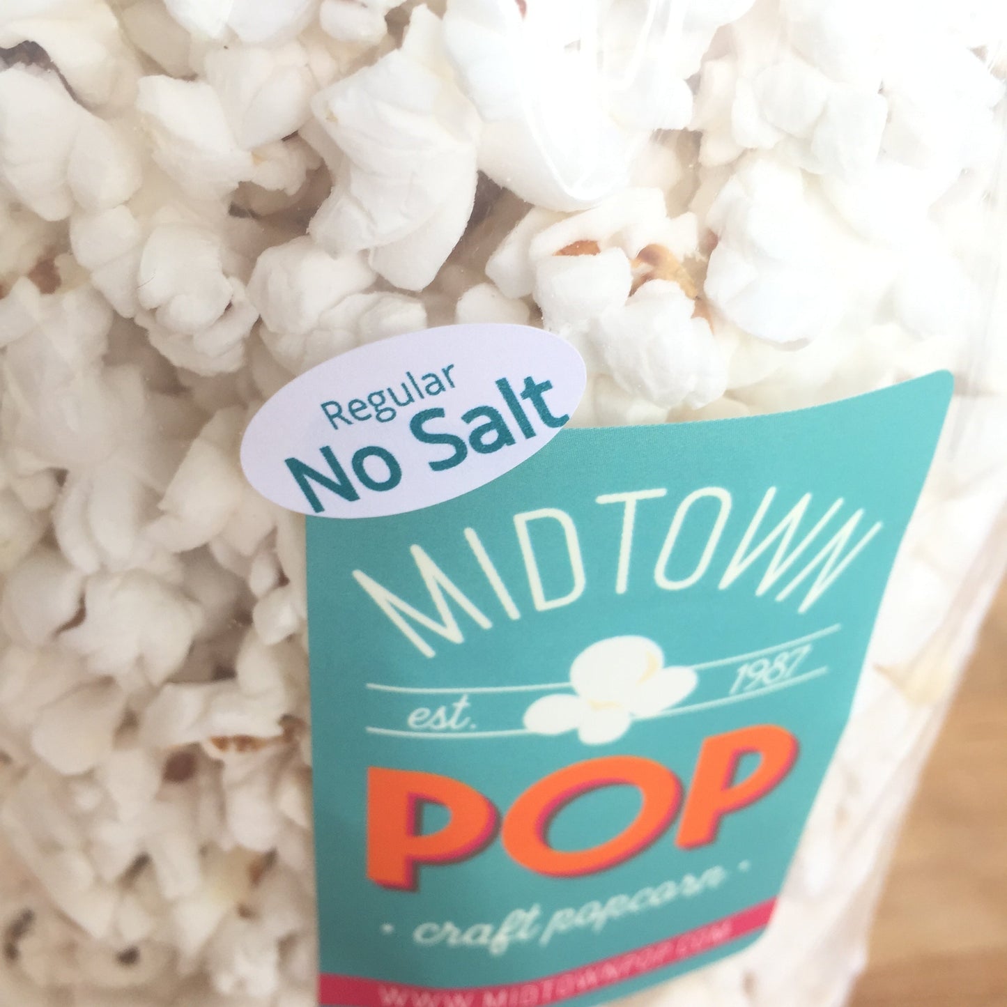 Regular (No Salt) Gourmet Popcorn