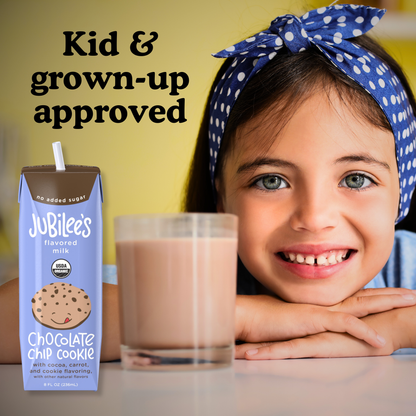 Chocolate Chip Cookie Organic Whole Milk Boxes, 12-pack