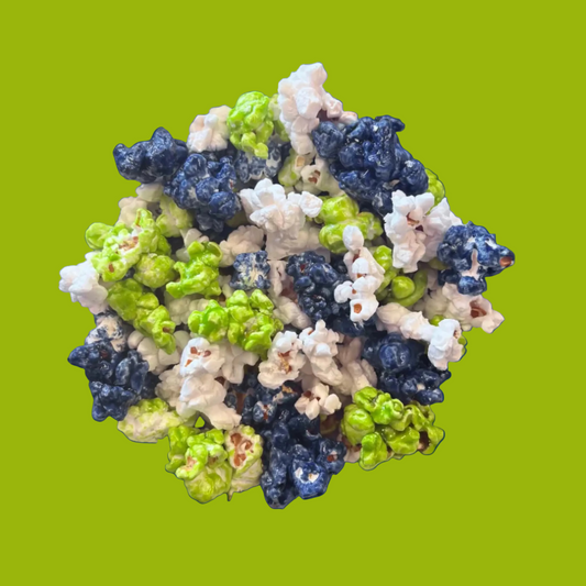 Navy and Action Green Team 🏀 🏈 ⚾️ 🏒 ⚽️ Gourmet Popcorn
