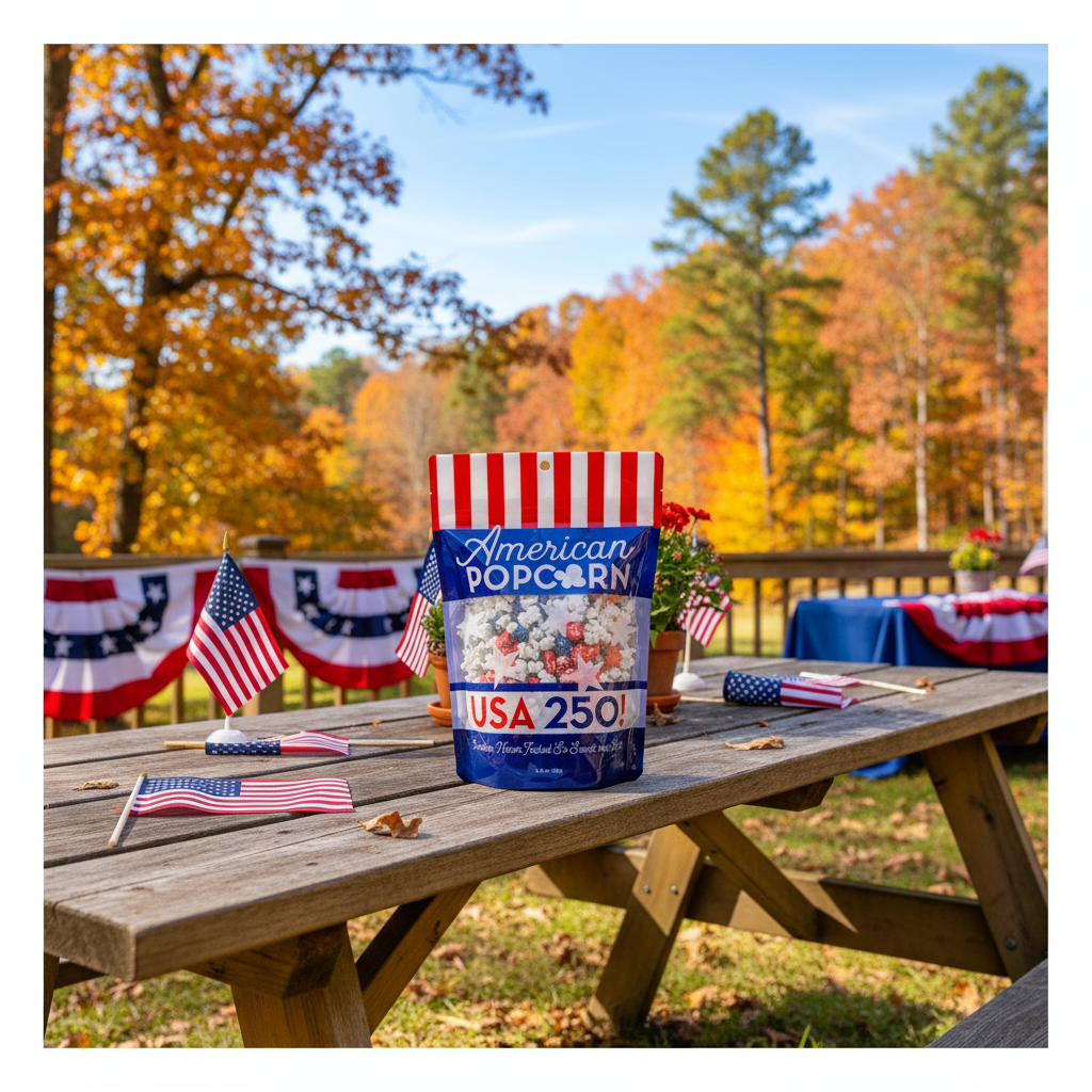 USA 250th Anniversary American Popcorn - Official Celebration Mix 🇺🇸