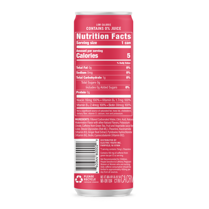 Gorgie Low Calorie Energy Drink - Sparkling Watermelon Splash
