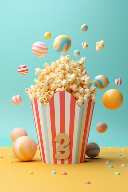 1 Gallon - Freshly Popped 🍿 - Gourmet Popcorn Tin